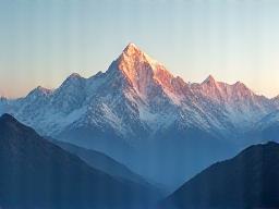 सूरज की पहली किरण के साथ हिमालय